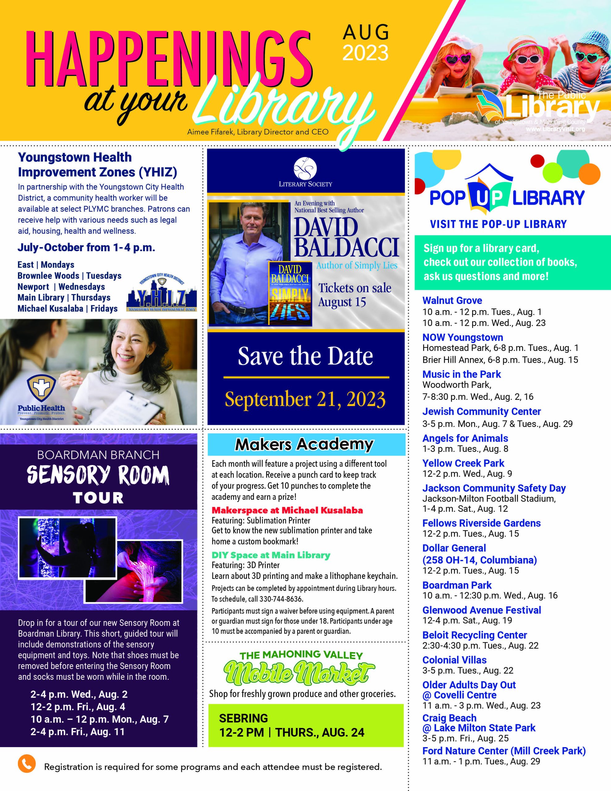 Happenings The Public Library of Youngstown & Mahoning County